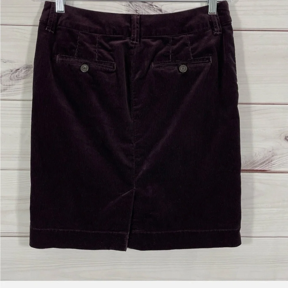 Eddie Bauer Rich Purple Pencil Skirt